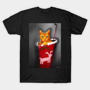 Christmas Kitten T-Shirt